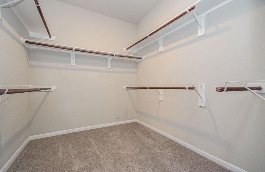 Large primary closet