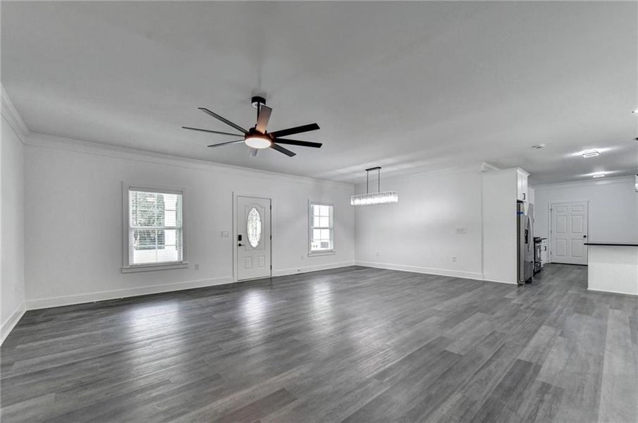 Spacious, unfurnished interior of a new home in , Snellville (Image 69). Spacious, unfurnished interior of a new home in , Snellville (Image 69).