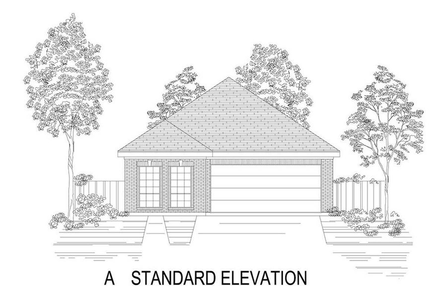 Representative rendering of the exterior for the Cooke F by First Texas Homes (Image 1). Representative rendering of the exterior for the Cooke F by First Texas Homes (Image 1).