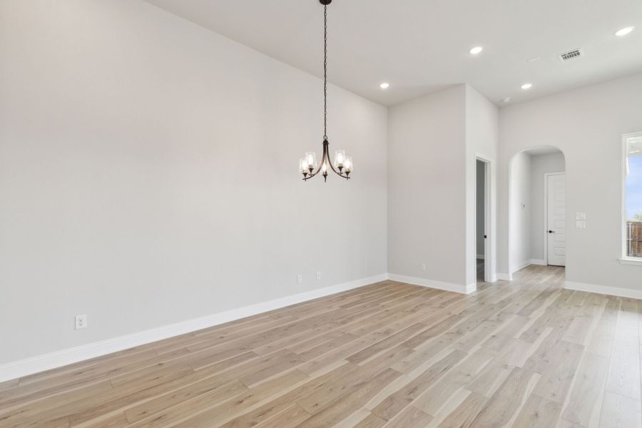 Representative unfurnished interior of a home built from the Bayhill by Cambridge Homes in Lake Park, Rowlett (Image 10).