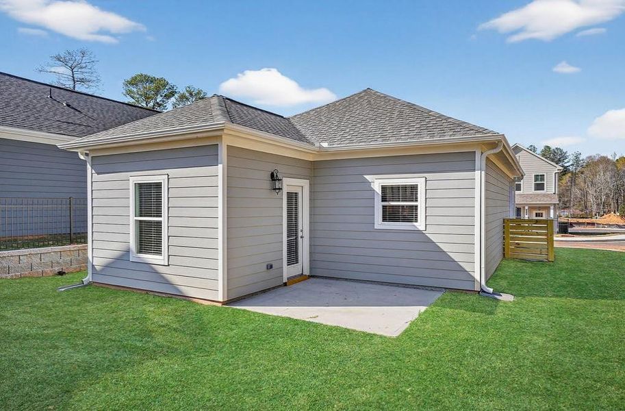 Exterior details and patio area of a home in , Fayetteville (Image 4).