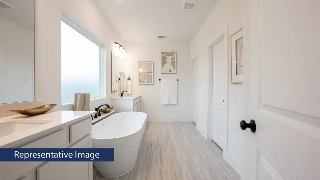 Representative furnished interior of a home built from the Madison Select F by First Texas Homes in Las Lomas, Forney (Image 6).