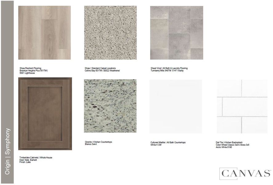 Sample of building materials used in homes in Rosewood Farm, Lawrenceville (Image 23).