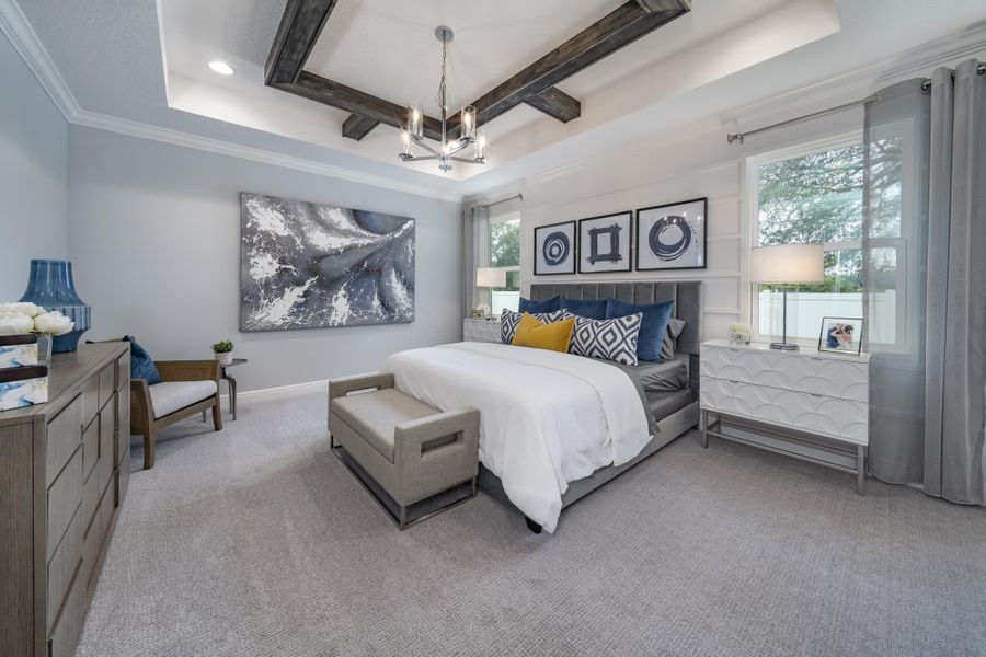 Primary Bedroom - Miles at Brack Ranch in St. Cloud, FL by Landsea Homes