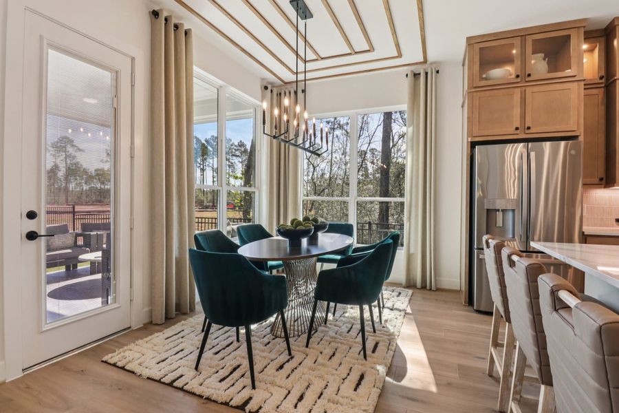 Furnished interior view inside a new home in Audubon, Magnolia (Image 9). Furnished interior view inside a new home in Audubon, Magnolia (Image 9).