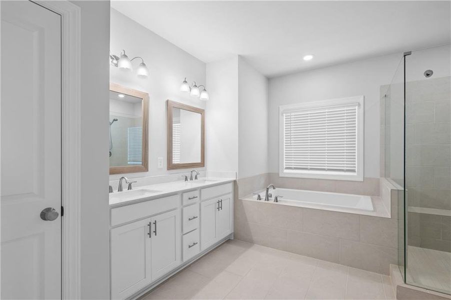 Furnished interior view inside a new home in Palisades Single Family, Cumming (Image 16).