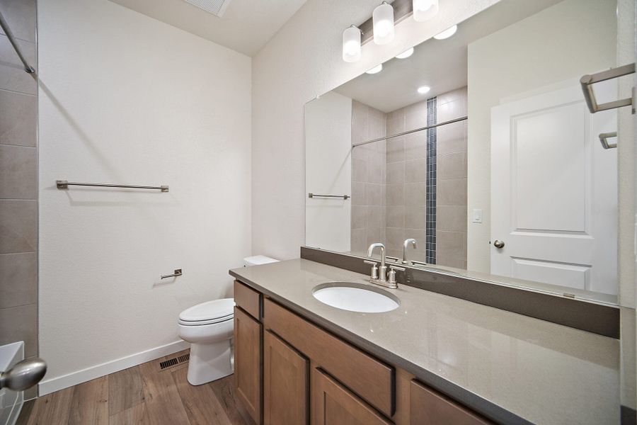 Furnished interior view inside a new home in The Glen, Colorado Springs (Image 7). Furnished interior view inside a new home in The Glen, Colorado Springs (Image 7).