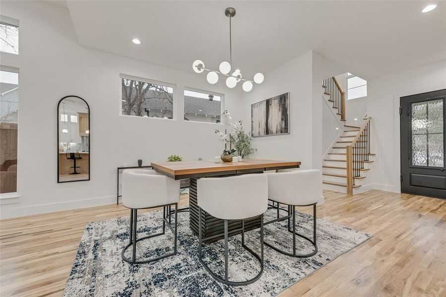 Furnished interior view inside a new home in , Dallas (Image 17).