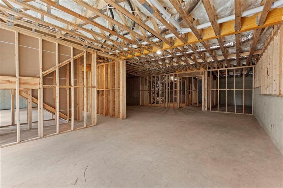 In-progress construction of a new home in , Fairburn, GA (Image 54).