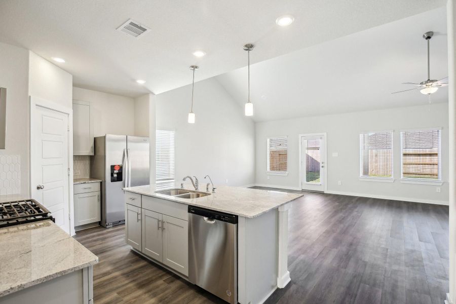 Photo is not of the actual home but is an inspirational photo of builder’s model home and may depict options, furnishings, and/or decorator features that are not included.