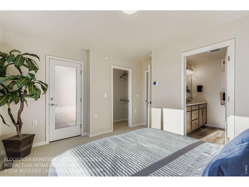 Furnished interior view inside a new home in Baseline, Broomfield (Image 34).