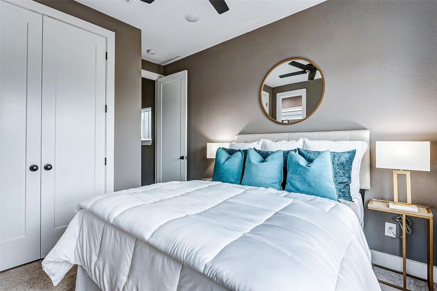 Furnished interior view inside a new home in , Houston (Image 32).