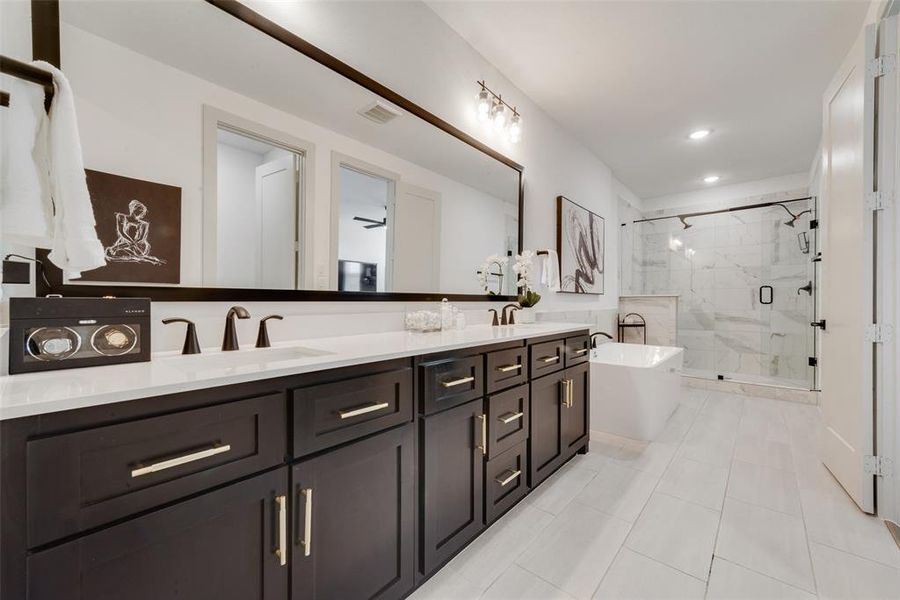 Furnished interior view inside a new home in , Dallas (Image 11). Furnished interior view inside a new home in , Dallas (Image 11).