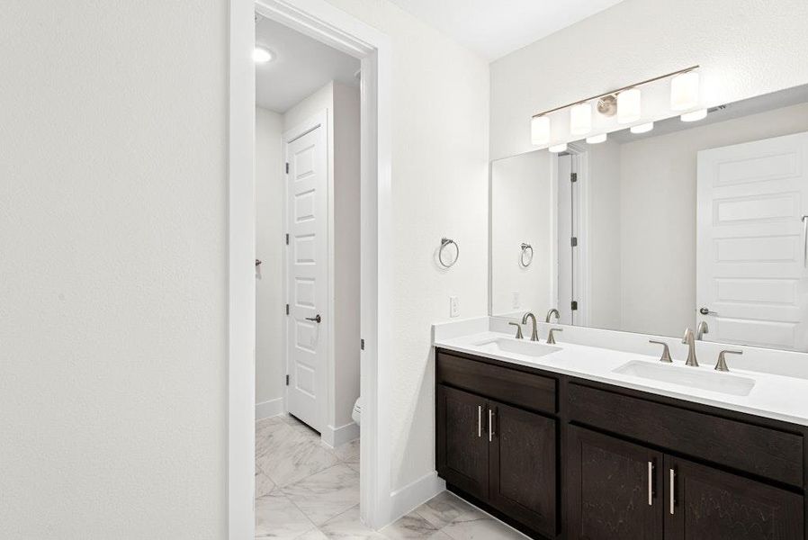 Furnished interior view inside a new home in Santa Rita Ranch, Liberty Hill (Image 11).