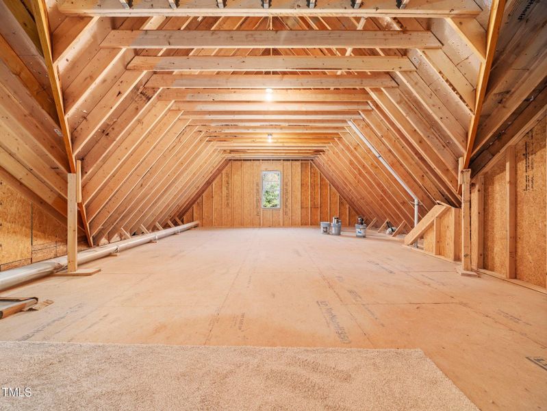 walk in attic storage