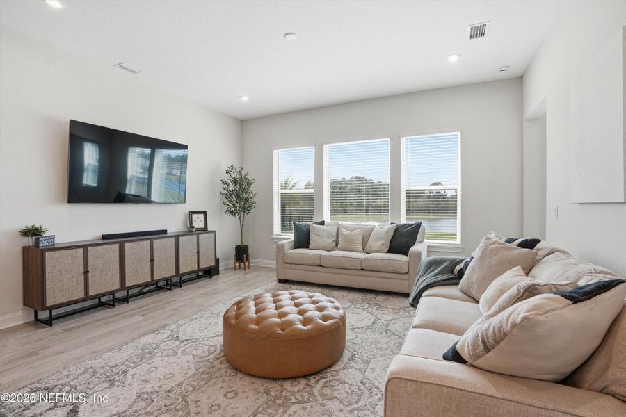 Furnished interior view inside a new home in RiverTown, St. Johns (Image 18).