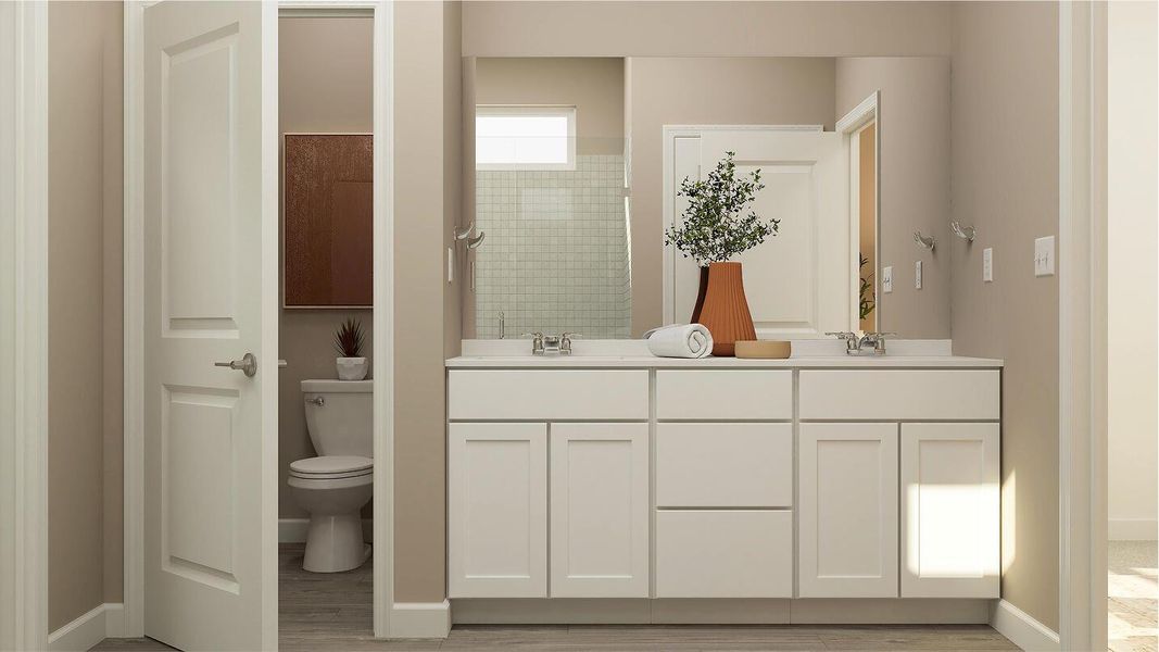 Furnished interior view inside a new home in Glynlea Country Club: The Augusta Collection, Port St. Lucie (Image 10).