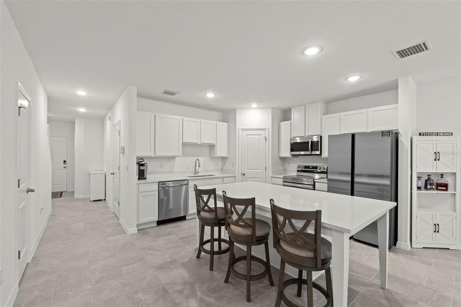Furnished interior view inside a new home in Mirada, San Antonio (Image 8).