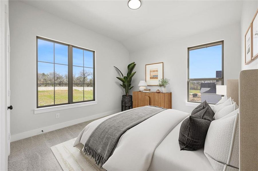 Furnished interior view inside a new home in Chatham Reserve, Providence Village (Image 31).