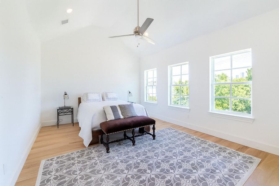 Similar home/ floor plan. Primary bedroom is large enough to have a seating area and looking out the windows there is a veiw of Downtown!