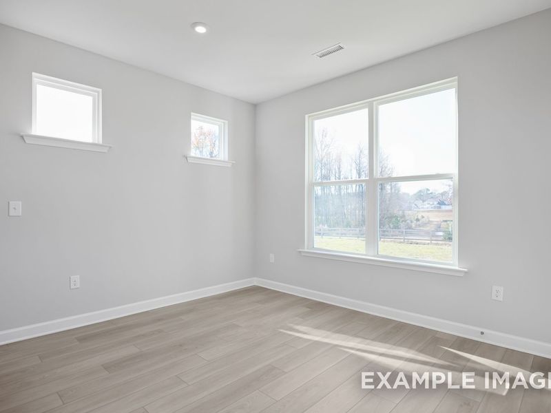 Representative unfurnished interior of a home built from the The Cypress II by Davidson Homes LLC in Tobacco Road, Angier (Image 26). Representative unfurnished interior of a home built from the The Cypress II by Davidson Homes LLC in Tobacco Road, Angier (Image 26).