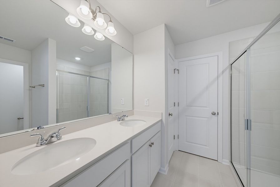 Furnished interior view inside a new home in Sweetbrier, Durham (Image 10).
