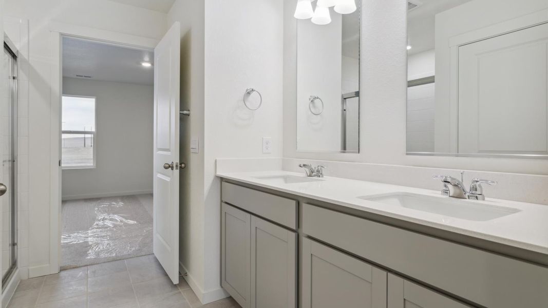 Representative furnished interior of a home built from the EDMON by D.R. Horton in The Ridge at Lorson Ranch, Colorado Springs (Image 10). Representative furnished interior of a home built from the EDMON by D.R. Horton in The Ridge at Lorson Ranch, Colorado Springs (Image 10).