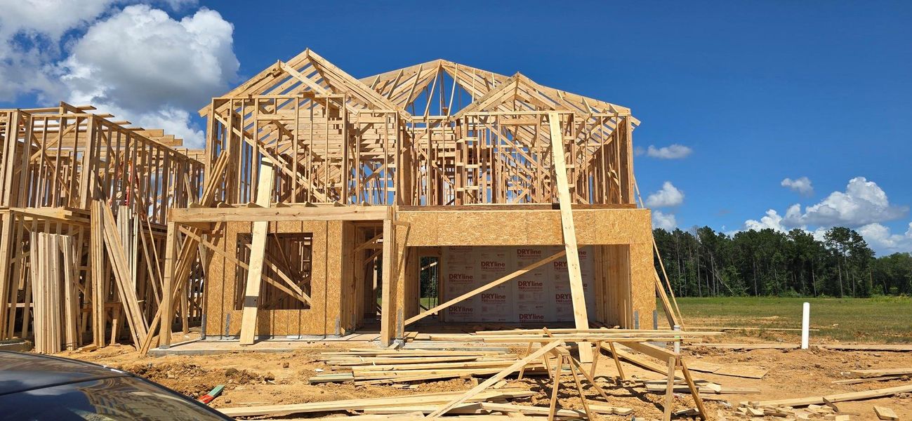In-progress construction of a new home in Granger Pines, Conroe, TX (Image 26). In-progress construction of a new home in Granger Pines, Conroe, TX (Image 26).