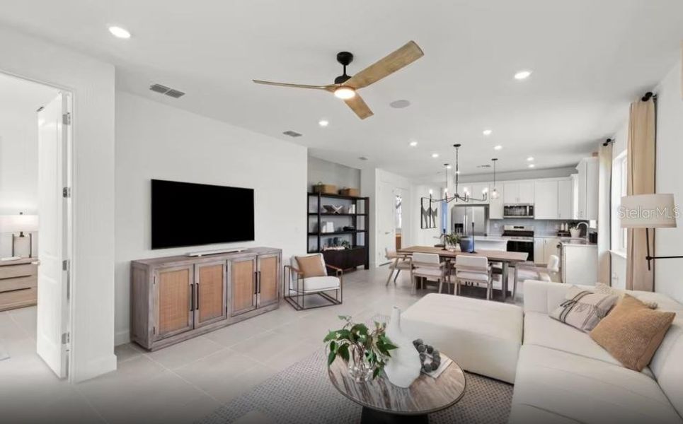 Furnished interior view inside a new home in Shores at Stillwater, Englewood (Image 14). Furnished interior view inside a new home in Shores at Stillwater, Englewood (Image 14).