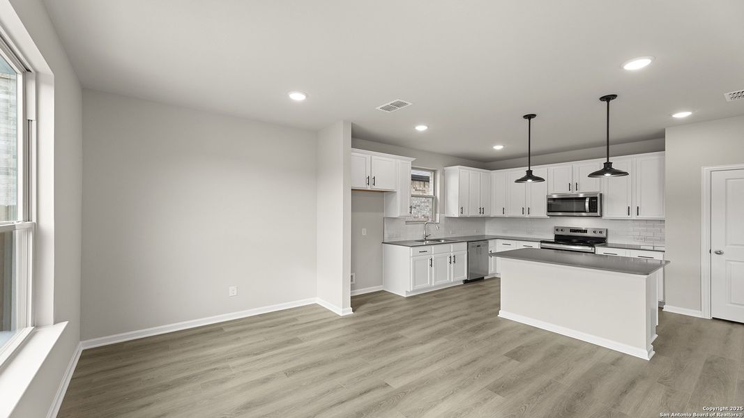 Furnished interior view inside a new home in Fairway Crossing 40s, San Antonio (Image 11).