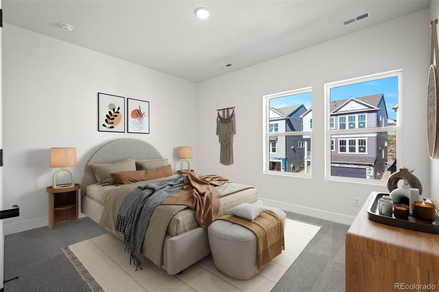 Furnished interior view inside a new home in Trailside at Cottonwood Creek, Colorado Springs (Image 16).