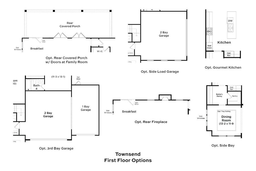 2D floor plan layout for the Townsend by DRB Homes in Michaux Gardens, Belmont, NC (Image 5). 2D floor plan layout for the Townsend by DRB Homes in Michaux Gardens, Belmont, NC (Image 5).
