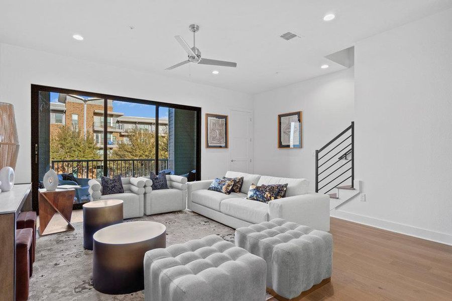 Furnished interior view inside a new home in , Austin (Image 25).