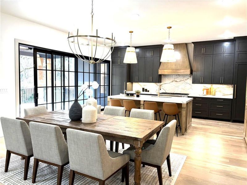 Furnished interior view inside a new home in , Roswell (Image 5).