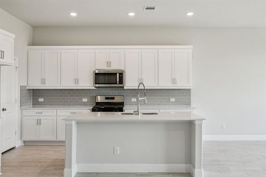 Furnished interior view inside a new home in Sicily, Princeton (Image 4).