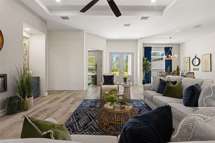 Furnished interior view inside a new home in , Lecanto (Image 19).
