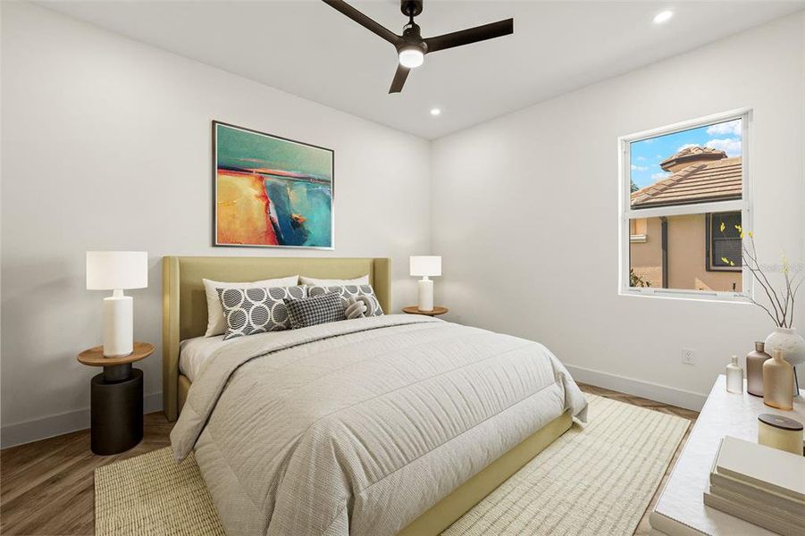 Furnished interior view inside a new home in , Cape Coral (Image 7). Furnished interior view inside a new home in , Cape Coral (Image 7).