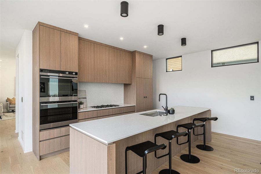 Furnished interior view inside a new home in , Denver (Image 33).