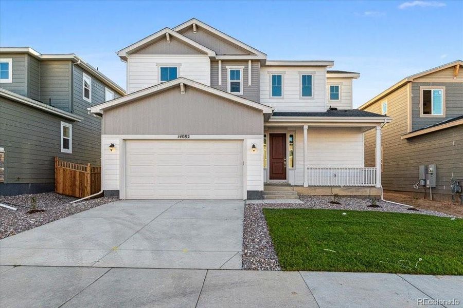Exterior details and patio area of a home in Floret Collection at Alder Creek, Parker (Image 17). Exterior details and patio area of a home in Floret Collection at Alder Creek, Parker (Image 17).
