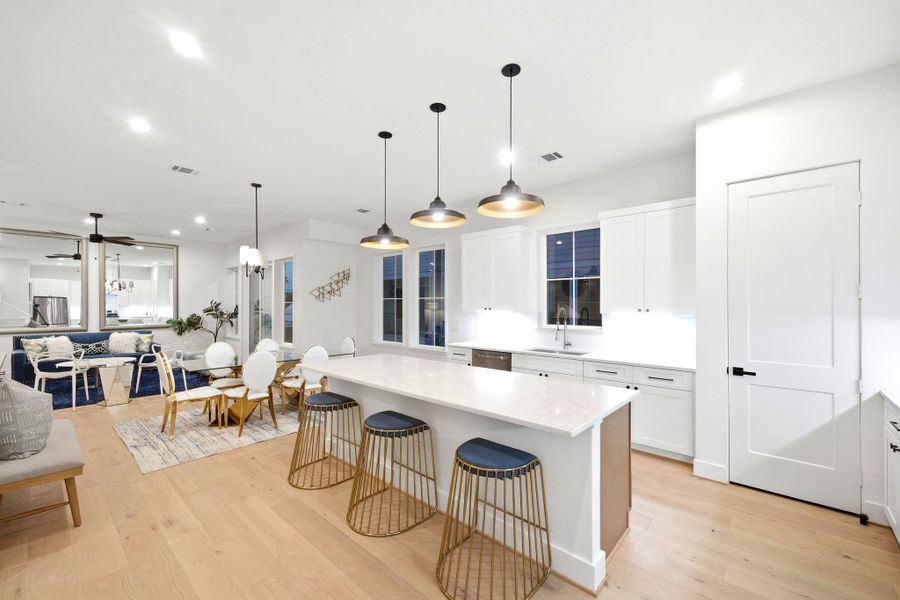 Furnished interior view inside a new home in , Houston (Image 32).