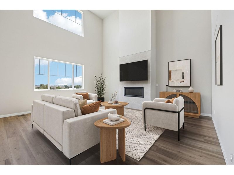 Furnished interior view inside a new home in Farmstead, Berthoud (Image 5).