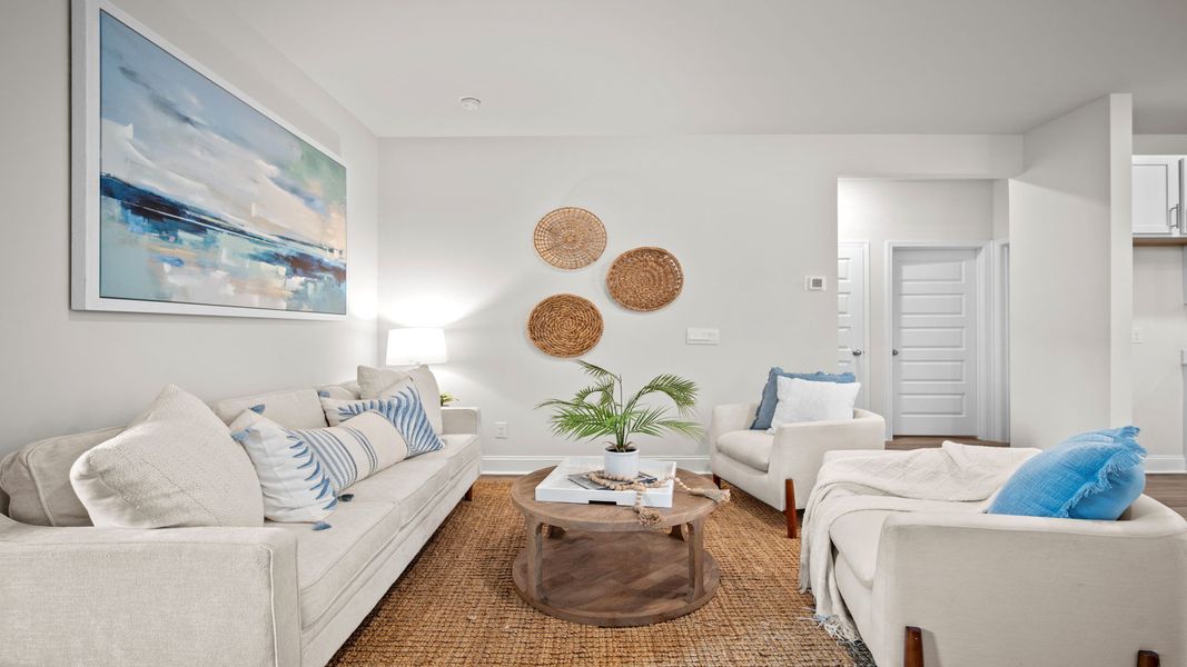 Furnished interior view inside a new home in The Groves at Bees Creek, Ridgeland (Image 14).