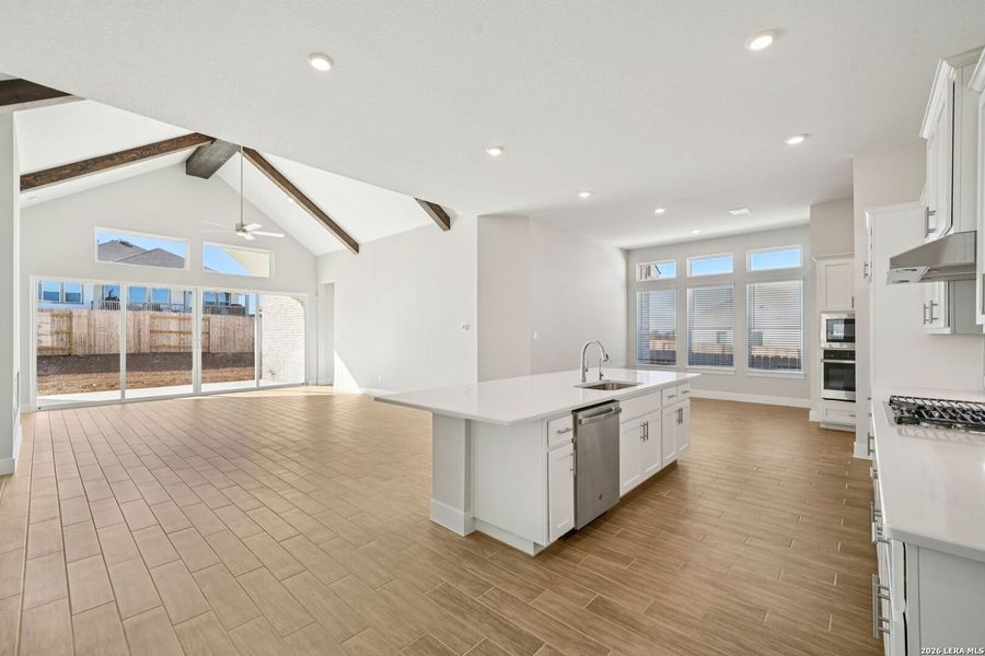 Furnished interior view inside a new home in Meyer Ranch, New Braunfels (Image 6).