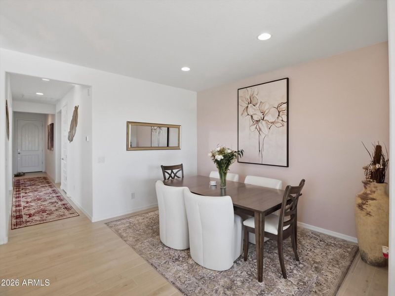 Open view from Kitchen