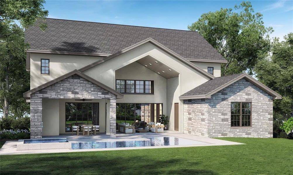 Exterior details and patio area of a home in , St. Petersburg (Image 35). Exterior details and patio area of a home in , St. Petersburg (Image 35).