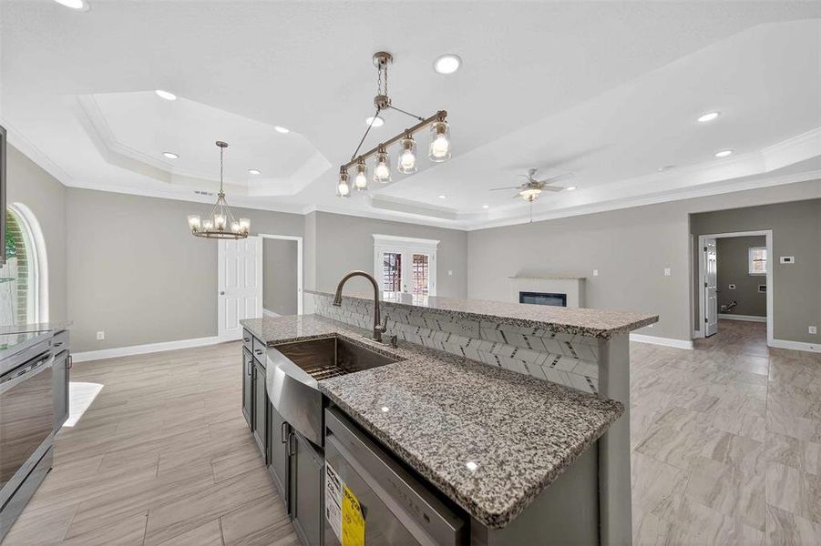 Furnished interior view inside a new home in , Lindale (Image 10). Furnished interior view inside a new home in , Lindale (Image 10).