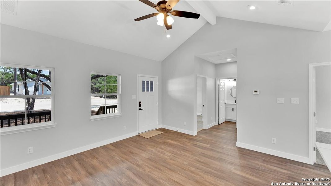 Spacious, unfurnished interior of a new home in , Bandera (Image 12). Spacious, unfurnished interior of a new home in , Bandera (Image 12).