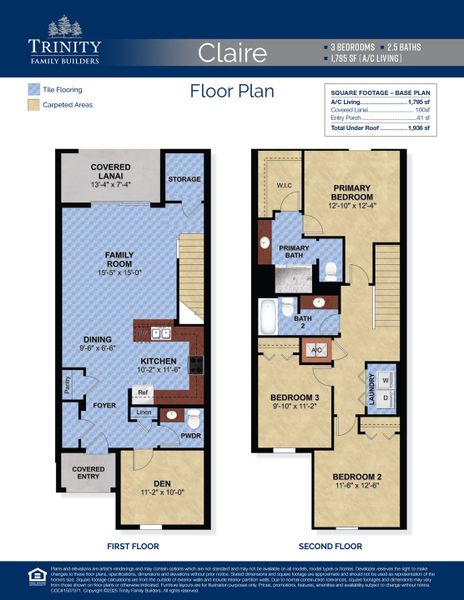 Claire floor plan