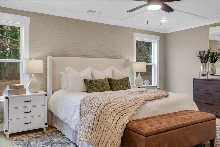 Furnished interior view inside a new home in Villas at Dawsonville, Dawsonville (Image 37).