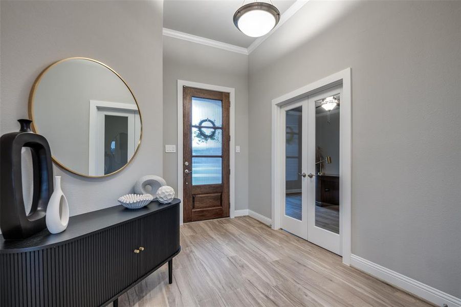 Furnished interior view inside a new home in Lynx Hollow Estates, Forney (Image 25).